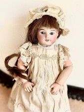 Antique French small doll Unis France Bisque Head Open Mouth 25 cm 10 inches