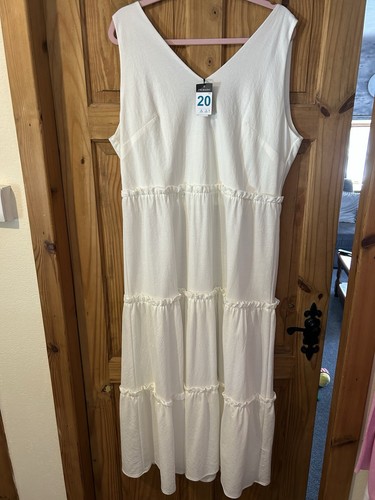 Lovely off white tiered dress - lovely,