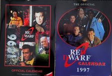 Vintage Red Dwarf Official 1996 & 1997 Calendars