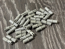Lego 3749 Technic Old Light Grey Axle Pin without Friction Ridges Pack of 30