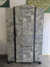 Art Deco Wardrobe Tree Print Upcycled Bedroom Furniture Sold Commissions Taken