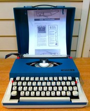 Imperial 220 Portable Typewriter - Professionally Serviced And Restored