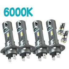 4x H7 Xenon White LED