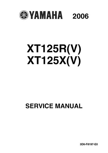 Yamaha service workshop - , manual