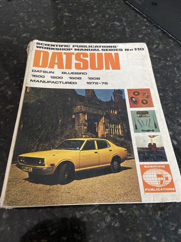 Datsun bluebird workshop - datsun,