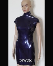 UK 10 Purple Metallic Latex
