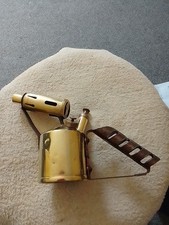 Vintage Brass Blowlamp MONITOR  no 132 British made.