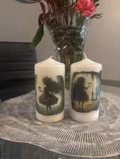 pair woodland fairies fairy