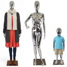 Chrome Faceless Mannequins –