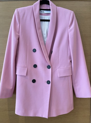 Zara pink jacket size new - zara,