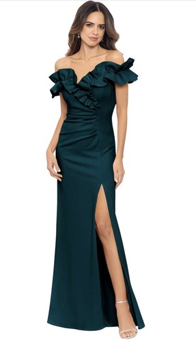 Xscape women ruffled - xscape, women's