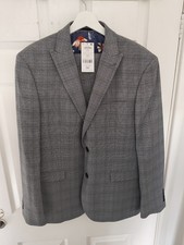 Next Men’s Grey Check Suit