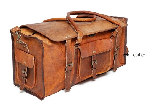 Bag leather travel weekend - leather,
