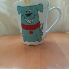 Cartoon Sketch Dog Animal Blue