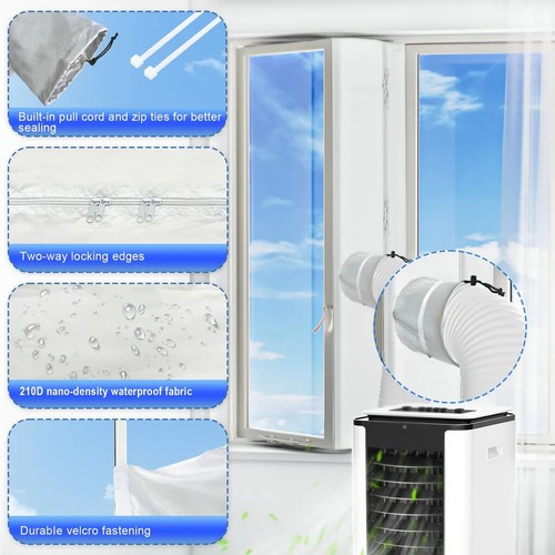 Air conditioner window seal - window,