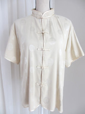 Chinese Blouse Womens Ivory