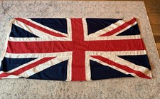 Vintage Linen Union Jack Flag