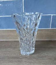 Vintage Glass Vase Lead