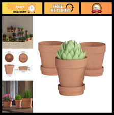 8" Terracotta Clay Pots with