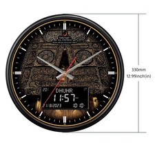Azan LED Prayer Wall Clock -