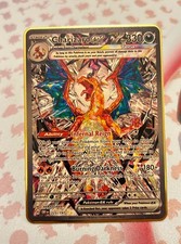 Pokemon Solid Metal Cards Gold