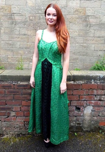 50s evening dress vintage - |,