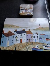 6x Cork Seaside Placemats And