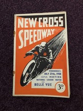 Speedway programme pre war New