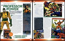 Professor Power - Anthony Power #PF-01 Villains Spider-Man Marvel Fact File Page