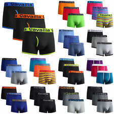 Mens Boxer Shorts Designer Black Fashion Band Underwear Cotton Rich Pack 6-12