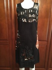 JORLI LADIES  DRESS IN MODERN STYLE, WITH FRONT  ZIP, SIZE 10,