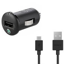 Micro USB Car Charger For Xperia Z5 Compact Z2 Z3+ Sony EC803+AN400 Genuine