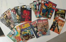 21 ISSUE JUDGE DREDD U.S. COMIC BOOK LOT LESS THAN £1 EACH! BAG/BOARDED FREE P&P