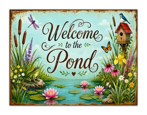 Welcome the pond metal - ",