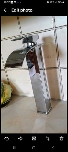 Chrome high rise sink - chrome,