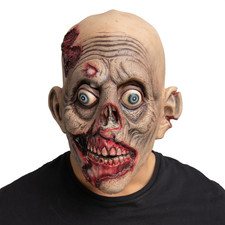 Wounded Zombie Latex Mask