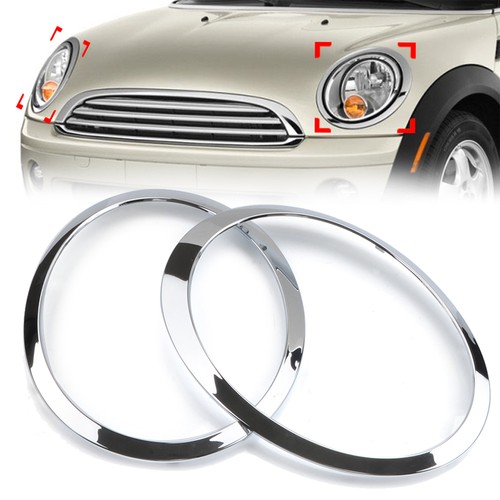 Chrome headlight trim ring - headlight,