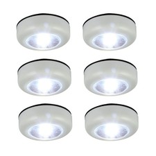 6 Securlec White LED Push