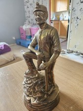 Vintage Heavy Cast Brass Coal