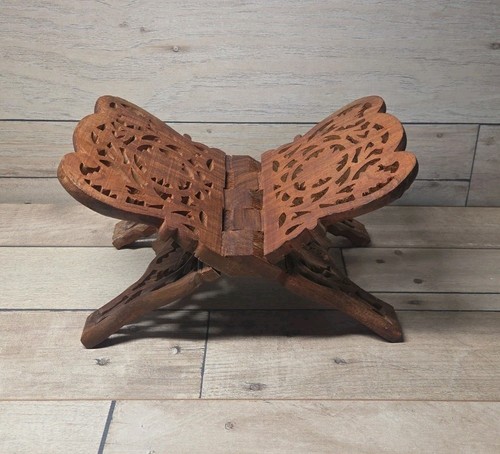 Hand carved wooden folding - carved,