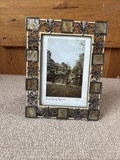 Photo Frame 5x7 Inches Louisburg Square Picture Frame Pewter Mother Of Pearl
