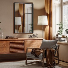 GAINOOM Wall Mirror Black