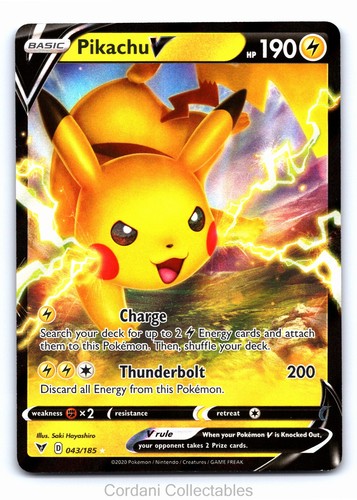 Pikachu 043 185 - 043/185, ultra