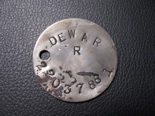 Ww2 dog tag - dog,