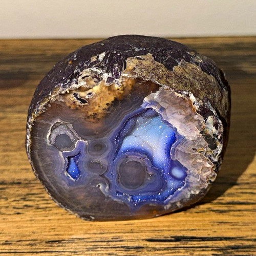 Polished agate geode - geode, with