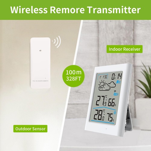 Weather clock lcd display - lcd,