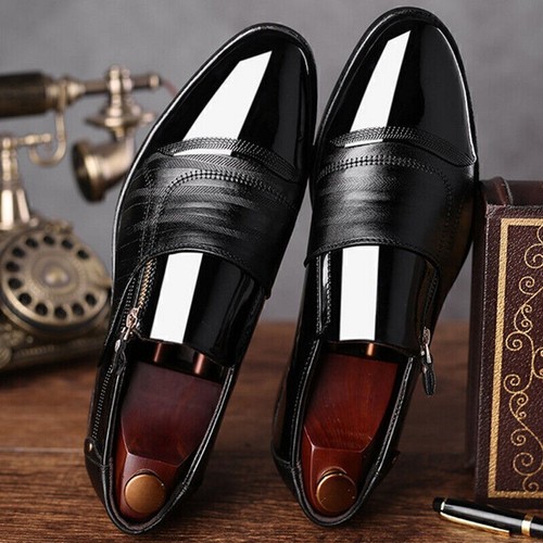 Pointed toe patent leather - pointed,