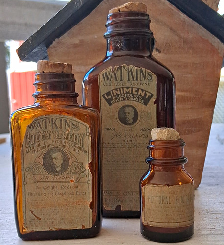 Lot antique watkins - lot, of