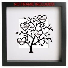 PERSONALISED HEART FAMILY TREE