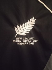 Rare Olorun New Zealand All Blacks Shirt  2011 Rugby World Cup Winners Small